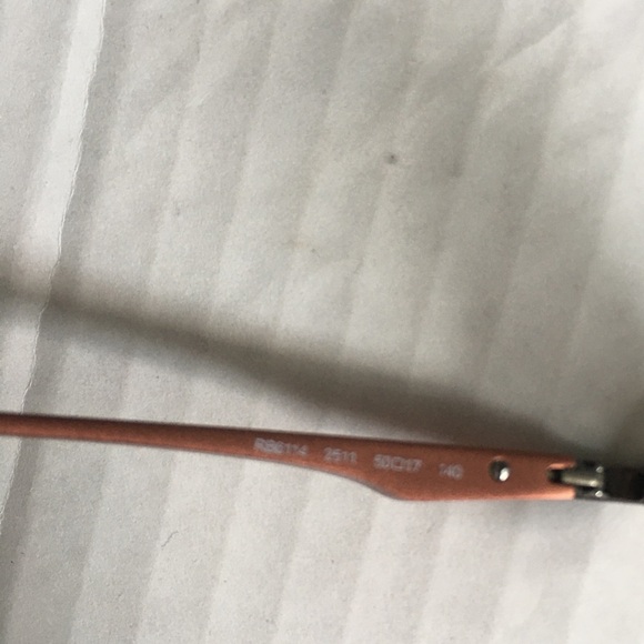 Ray-Ban Eyeglasses Bronze Metallic Frames Only - Picture 8 of 12